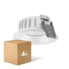 Fordelspakning 4x Ledvance LED spot Air Fix Aluminium Hvit 6W 570lm 36D - 940 kald hvit | Utskjæring 68mm - IP65 - beste fargegjengivelse - dimbar