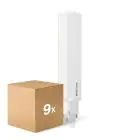 Fordelspakning 9x Philips CorePro PL-C LED 8.9W 1100lm - 840 Kald Hvit | 2-Stift - Erstatter 26W