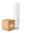 Fordelspakning 10x Philips CorePro PL-C LED 9.5W 1100lm - 840 Kald Hvit | 4-Stift - Erstatter 26W
