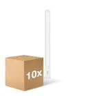 Fordelspakning 10x Philips Corepro PL-L LED 24W 3400lm - 840 Kald Hvit | 4-Stift - Erstatter 55W