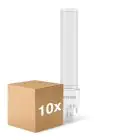 Fordelspakning 10x Noxion Lucent PL-C LED 7.4W - 830 Varm Hvit | 2-Stift - Erstatter 26W