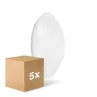 Fordelspakning 5x Ledvance Surface Rund 400 24W 840 1920lm Hvit IP44 | kald hvit