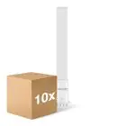 Fordelspakning 10x Noxion Lucent PL-S LED  6W - 840 Kald Hvit | 4-Stift - Erstatter 11W
