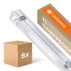 Fordelspakning 6x Ledvance LED Lyslister Vanntett Fuktighetstett Armatur Performance | Egnet Til 2x150cm LED Lysrør