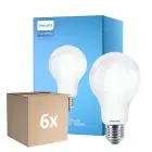Fordelspakning 6x Philips Corepro LED Pære E27 Pære matt 17.5W 2452lm - 840 kald hvit | erstatter 150W