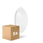 Fordelspakning 5x Ledvance Surface Rund 250 Hvit 13W 920lm - 830 varm hvit | med sensor - IP44 - erstatter 2x13W