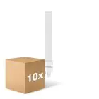 Fordelspakning 10x Noxion Lucent PL-S LED  6W - 827 Ekstra Varm Hvit | 2-Stift - Erstatter 11W
