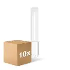 Fordelspakning 10x Ledvance Dulux-L LED 8W - 840 Kald Hvit | 4-Stift - Erstatter 18W