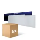 Fordelspakning 5x Noxion LED Panel Ecowhite V4.0 28W 3400lm - 840 Kald Hvit | 120x30cm - Philips driver