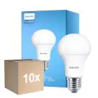 Fordelspakning 10x Philips Corepro LED Pære E27 Pære matt 10.5W 1055lm - 930 varm hvit | beste fargegjengivelse - erstatter 75W
