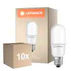 Fordelspakning 10x Ledvance LED Classic Stick E27 Stick matt 9W 1050lm - 827 ekstra varm hvit | erstatter 75W