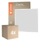 Fordelspakning 4x Ledvance LED panel Kompakt Aluminium Hvit 33W 3630lm - 830 varm hvit | 60x60cm