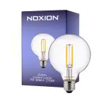 Noxion Lucent LED E27 Globe Filament Klar 7W 806lm - 827 Varm Hvit | Erstatter 60W