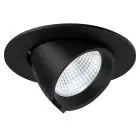 Noxion LED Spot Forza V2 Aluminium Svart 28W 3300lm 36D - 930-940-957 CCT | 160mm - Utskjæring 145mm - Beste Fargegjengivelse
