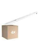 Fordelspakning 4x Noxion Lyslister Click V2 LED T8 | Egnet for 1x 60cm LED Lysrør