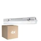 Fordelspakning 4x Ledvance LED Fuktighetstett Armatur MT Gen 3 IP65 | Egnet for 2x150cm LED Lysrør
