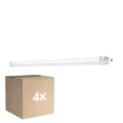 Fordelspakning 4x Ledvance LED Lyslister Vanntett 33W 3960lm - 840 Kald Hvit | 120cm