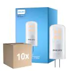 Fordelspakning 10x Philips CorePro LED Capsule G4 Matt 2.1W 210lm - 827 Ekstra Varm Hvit | Dimbar - Erstatter 20W