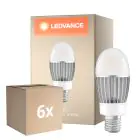 Fordelspakning 6x Ledvance LED Pære HQL LED P E40 41W 5400lm - 827 ekstra varm hvit | erstatter 125W