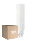 Fordelspakning 10x Philips CorePro PL-C LED 5.5W 660lm - 840 Kald Hvit | 4-Stift - Erstatter 13W