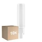 Fordelspakning 10x Ledvance Dulux-D LED 6W - 840 Kald Hvit | 4-Stift - Erstatter 13W