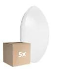 Fordelspakning 5x Ledvance Surface Rund 400 24W 840 1920lm Hvit IP44 | med sensor - kald hvit