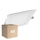 Fordelspakning 6x Ledvance LED downlight Slim Torget SQ210 18W 1530lm 120D - 830 varm hvit 
