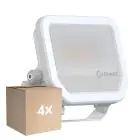 Fordelspakning 4x Ledvance LED Flomlys Aluminium Hvit 17W 2400lm 100D - 840 Kald Hvit | IP66 - Symmetrisk
