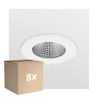 Fordelspakning 8x Philips LED spot klar Accent G2 RS060B 6W 550lm 36D - 840 kald hvit | 75mm - dimbar 