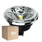 Fordelspakning 6x Noxion Lucent LED Spot GU10 AR111 15W 850lm 40D - 927 Ekstra Varm Hvit | Beste Fargegjengivelse - Dimbar - Erstatter 75W