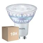 Fordelspakning 10x Philips Corepro LED Spot GU10 PAR16 6.7W 670lm 60D - 830 varm hvit | erstatter 90W