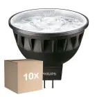 Fordelspakning 10x Philips Master LED Spot GU5.3 MR16 6.7W 440lm 24D - 930 varm hvit | beste fargegjengivelse - dimbar - erstatter 35W
