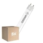 Fordelspakning 8x Osram LED Lysrør T8 (EM/Mains) Standard Output 5.4W 650lm - 840 Kald Hvit | 44cm - Erstatter 15W
