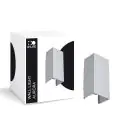 D'Lite Veggbelysning Aurora Sølv Up & Down 6.5W 500lm - 830-840 CCT | IP54