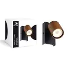 D'Lite Veggbelysning Prisma Metall Kobber | IP20 - Egnet for 1x GU10