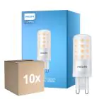 Fordelspakning 10x Philips Corepro LED Capsule G9 4.8W 570lm - 830 varm hvit | erstatter 60W