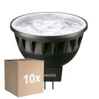 Fordelspakning 10x Philips Master LED Spot GU5.3 MR16 6.7W 460lm 24D - 940 kald hvit | beste fargegjengivelse - dimbar - erstatter 35W