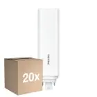 Fordelspakning 20x Philips CorePro PL-T LED Pære HF 18.5W - 840 Kald Hvit | 4-Stift - Erstatter 42W