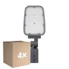 Fordelspakning 4x Ledvance LED-gatelykt Area Value Stor SPD Aluminium grå 30W 3900lm 160x58D - 730 varm hvit | IP66 - symmetrisk