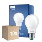 Fordelspakning 10x Philips MASTER LED Pære Ultra Efficient E27 Pære matt 2.3W 485lm - 827 ekstra varm hvit | erstatter 40W