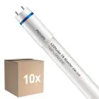 Fordelspakning 10x Philips LED Lysrør T8 MASTER (EM/Mains) Ultra Output 16W 2500lm - 840 Kald Hvit | 105cm - Erstatter 38W