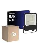 Fordelspakning 5x Noxion LED Flomlys Beam V2.0 40-100W 5600-14000lm 90D - 830-840-865 CCT | IP66 - Symmetrisk