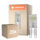 Fordelspakning 20x Ledvance Performance LED Capsule Klar G9 1.9W 200lm - 827 Ekstra Varm Hvit | Erstatter 20W