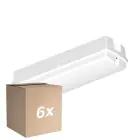 Fordelspakning 6x Ledvance LED Vegg - Taklampe Compact Rektangulær Hvit 8W 840lm - 830-840 CCT | IP65