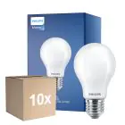 Fordelspakning 10x Philips Master LED E27 Pære Filament Matt 3.4W 470lm - 922-927 Dim To Warm | Beste Fargegjengivelse - Dimbar - Erstatter 40W