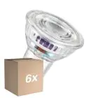 Fordelspakning 6x Osram LED Spot GU10 PAR16 4.7W 850lm 100D - 827 Ekstra Varm Hvit