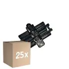 Fordelspakning 25x Noxion GST - Kompatibel T - Koblingsstykke - 1 Male + 2 Female - 3 pole 1,5mm2