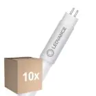 Fordelspakning 10x Ledvance LED Lysrør T5 AC Mains P Mains (AC) High Output 18W 2550lm - 830 Varm Hvit | 85cm - Erstatter 39W