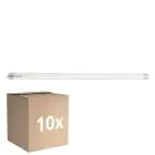 Fordelspakning 10x Sylvania ToLEDo Superia LED Lysrør T8 (EM/Mains) Ultra Efficiency 22.2W 4100lm - 840 Kald Hvit | 150cm - Erstatter 58W