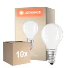 Fordelspakning 10x Ledvance Classic LED E14 Ball Filament 5.9W 806lm - 827 Ekstra Varm Hvit | Dimbar - Erstatter 60W